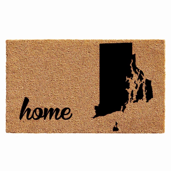 Calloway Mills Entrance Mat, Coir, Natural, Black 105411830 - main